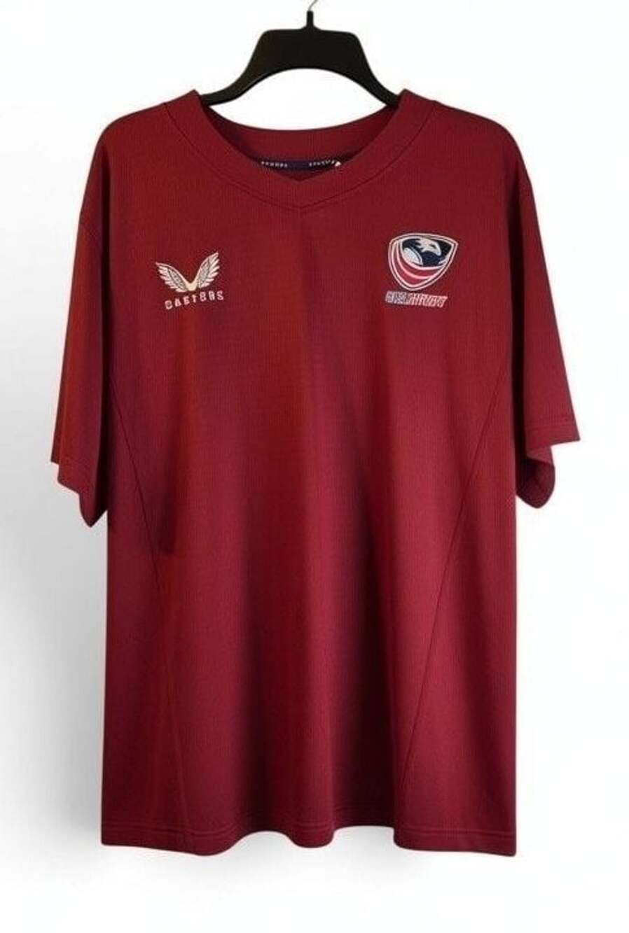 Castore USA Rugby 2024/25 Pro Training Jersey Red Size 2XL